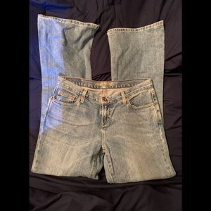 American Eagle Hipster Jeans Distressed Womens Size 10 Regular